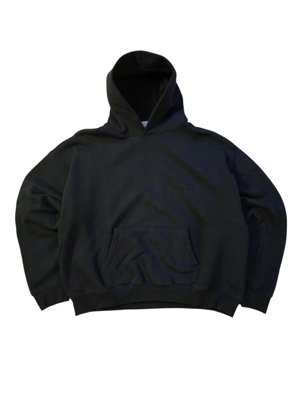 Essentials Fear Of God Black Pullover Hoodie